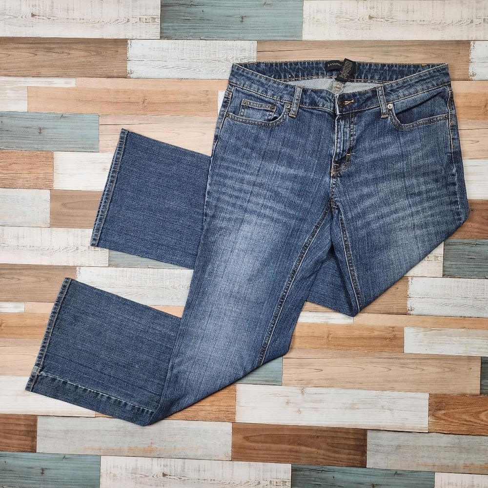 Banana Republic Vintage Stretch Women's Bootcut Blue Jeans Sz 10